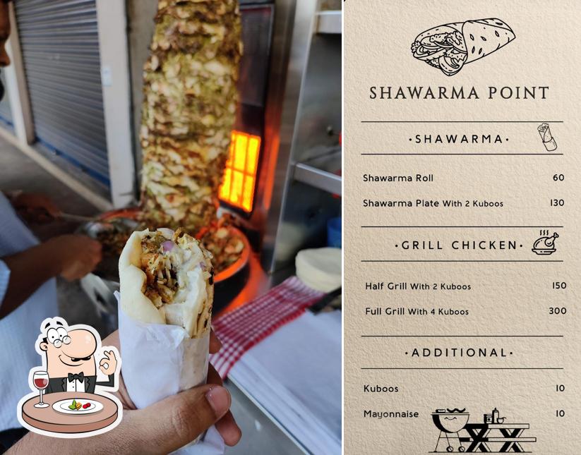 Food at Shawarma point - Bogadi