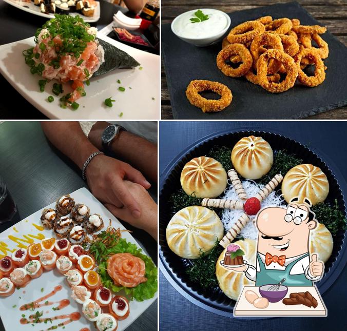 Temakeria serve uma seleção de pratos doces