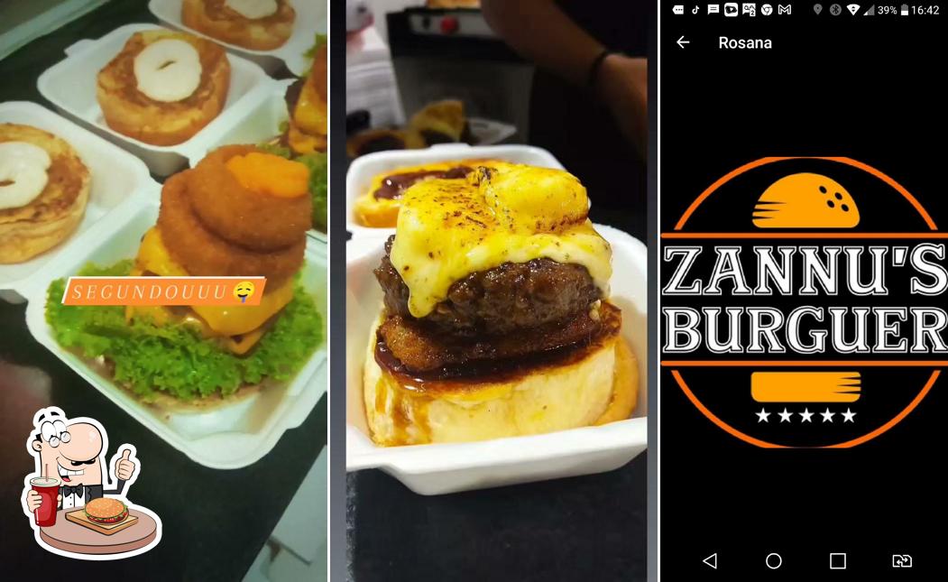 Delicie-se com um hambúrguer no ZANNU'S BURGUER