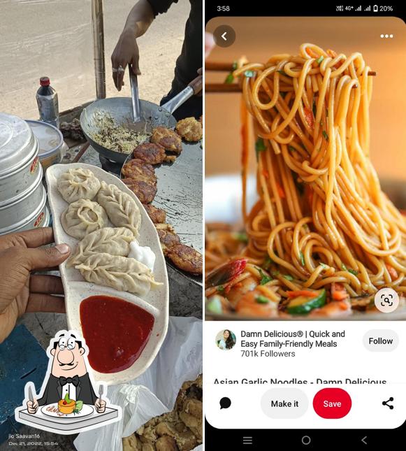 Food at Graduate Chat wala