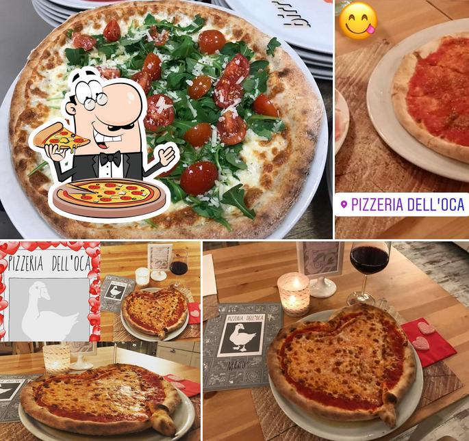 Get pizza at Pizzeria dell'Oca