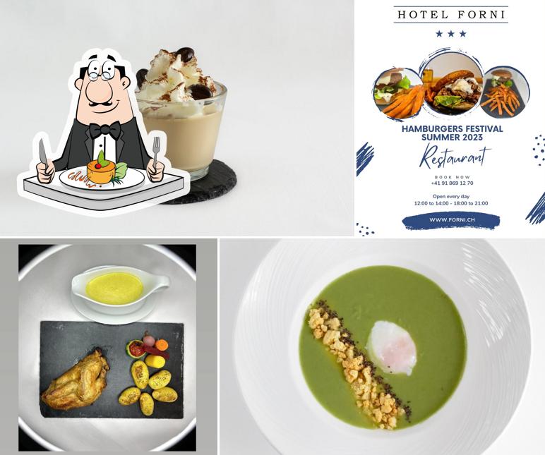 Cibo al Hotel Forni