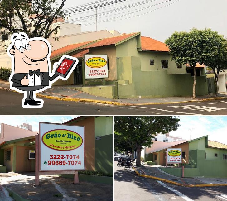 O exterior do Grão de Bico - Comida Caseira