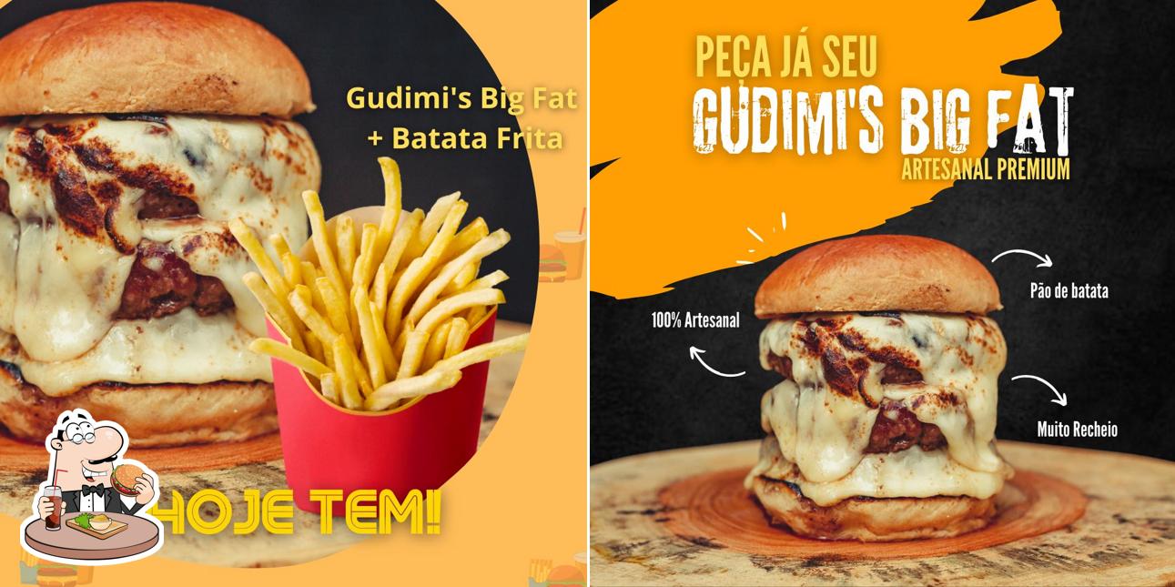 Experimente um hambúrguer no Gudimi's Pizza e Burguer - Pizzaria e Hambúrgueria em Teresina