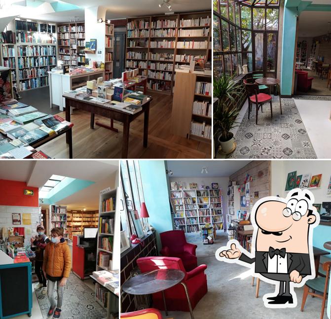 L'intérieur de Librairie café Le Chameau sauvage