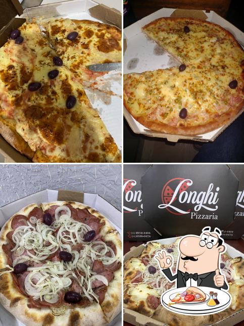 Consiga pizza no Longhi Pizzaria