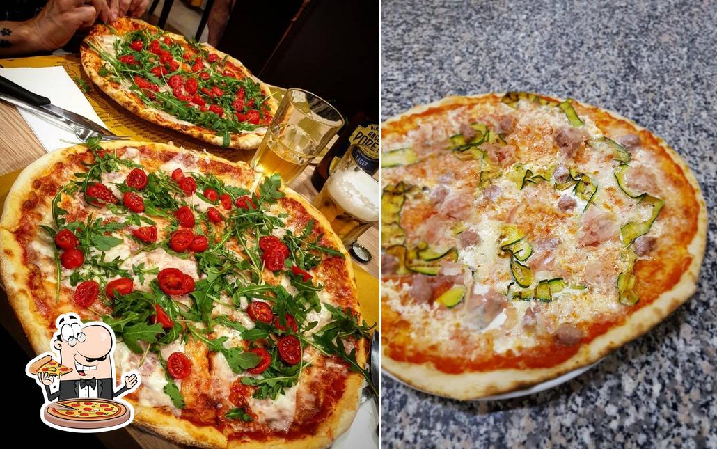 A Pizzeria Arcobaleno, puoi goderti una bella pizza