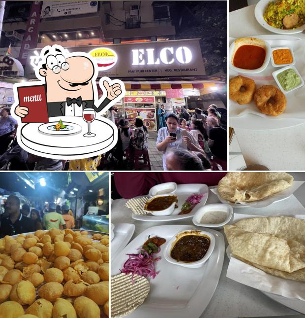 Food at Elco Veg Restaurant