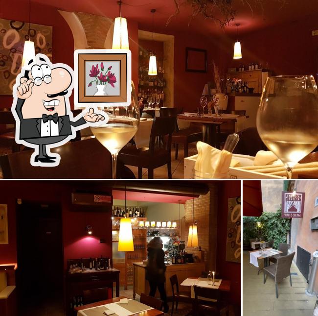 Gli interni di Enoteca Segreta