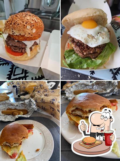 Treat yourself to a burger at Family s frite