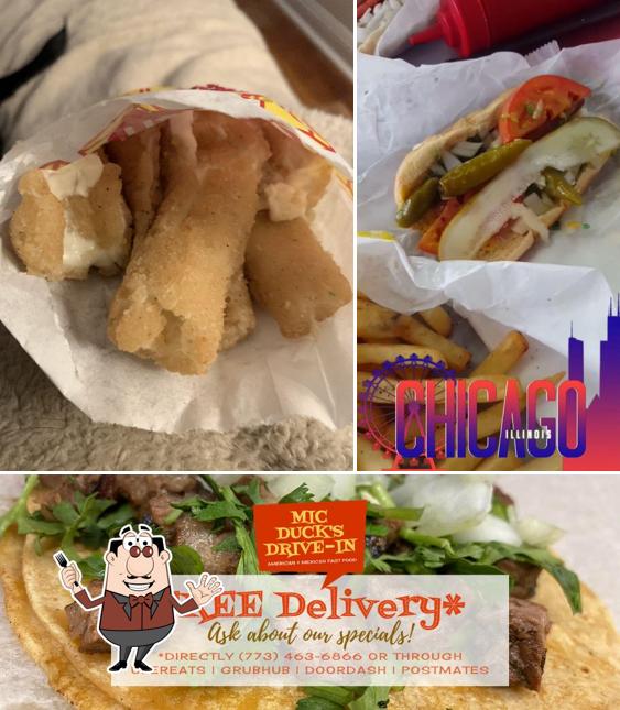 Mic Duck's, 3401 W Belmont Ave in Chicago Restaurant menu and reviews
