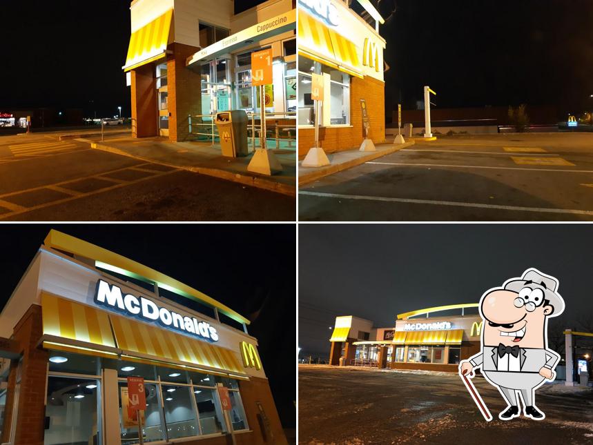 L'extérieur de McDonald's