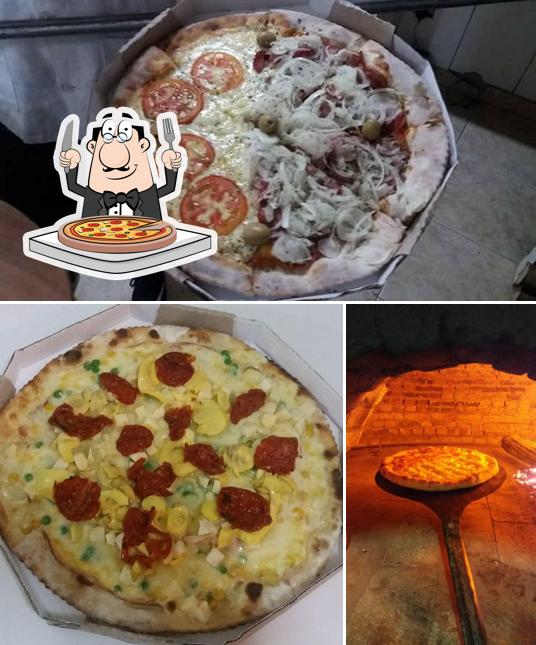 Consiga pizza no Pizzaria Primavera