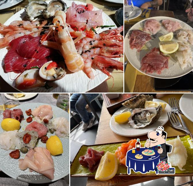 Sashimi al Osteria Antica Marina