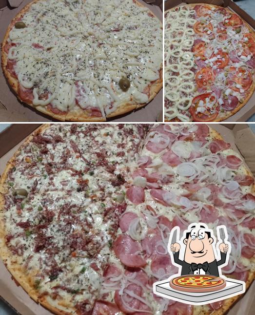 Consiga diversos tipos de pizza