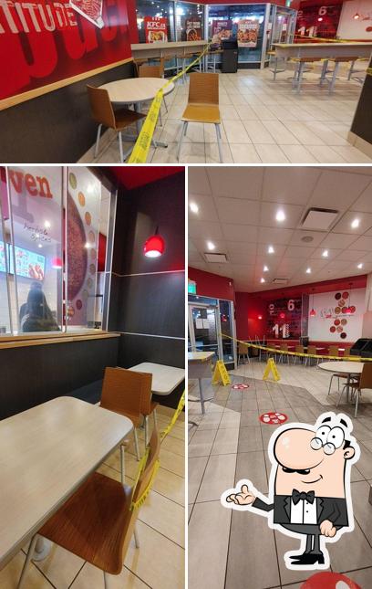 L'intérieur de KFC