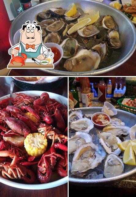Get seafood at Fish and Tails Oyster Bar
