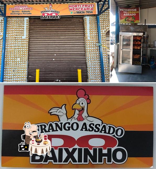 Comida em Frango Assado do Baixinho