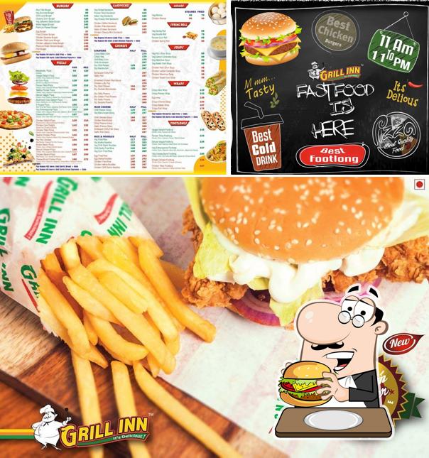 Get a burger at Grill Inn Udhampur