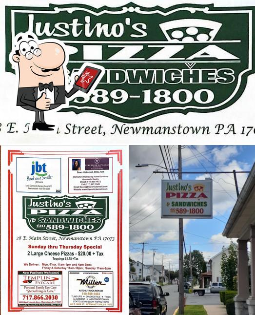 Justino's Pizza in Newmanstown Restaurant menu and reviews