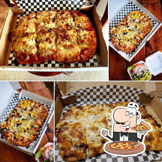 Try out pizza at The Missing Brick