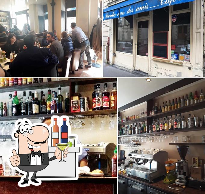 Vérifiez l’image représentant la comptoir de bar et intérieur concernant Au rendez-vous des amis