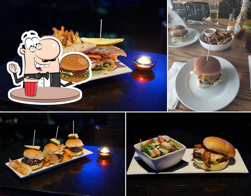 Try out a burger at The Bend Lounge
