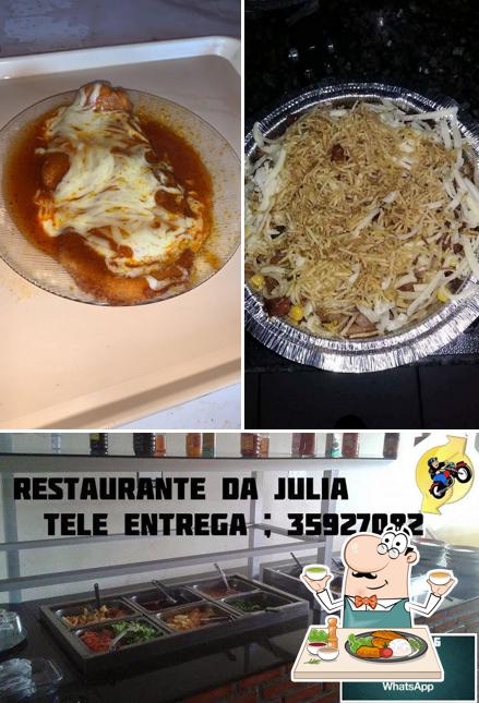 Platos en Restaurante da Julia marmitex e Sel service com churrasco em Betim