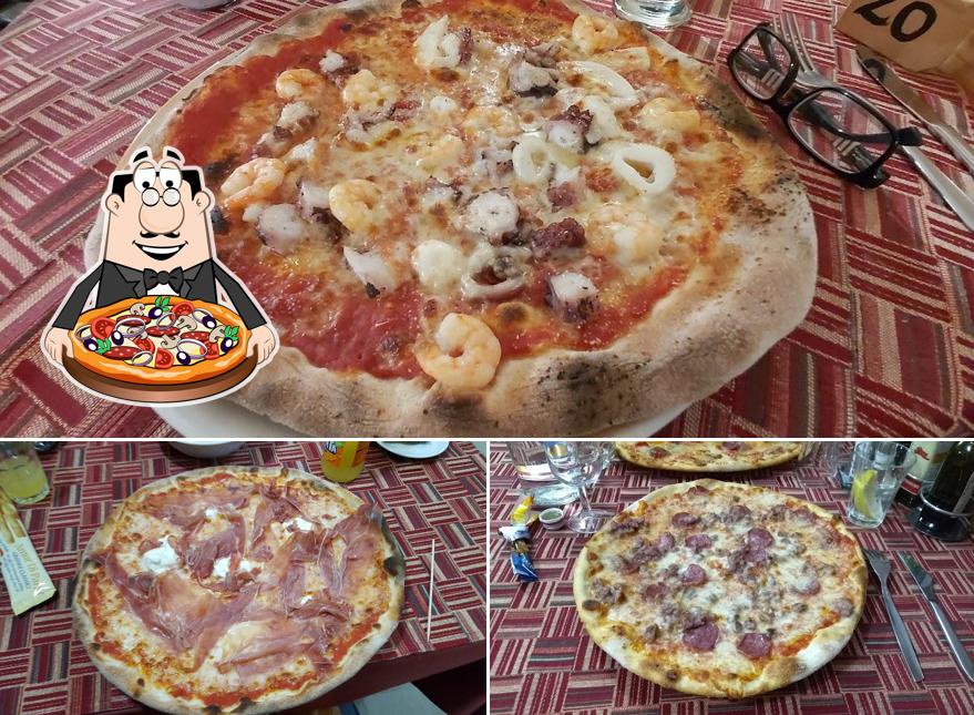 A Da Livio Ristorante Pizzeria, puoi provare una bella pizza