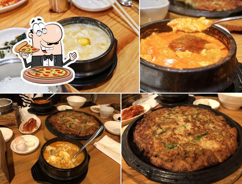 Essayez des pizzas à House of Tofu Soup