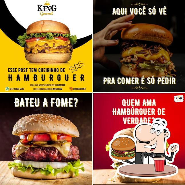 Hambúrguer em King Gourmet