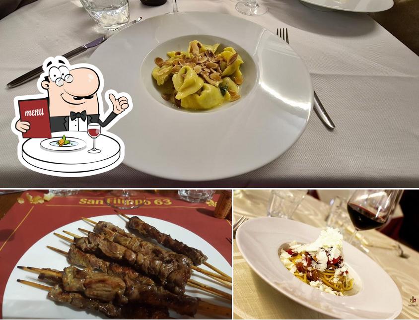 Cibo al Ristorante San Filippo 63