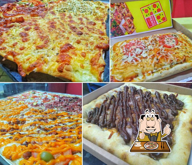 Consiga diferentes tipos de pizza