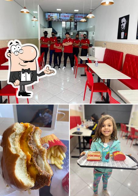 O Don Vega Burguer se destaca pelo interior e comida