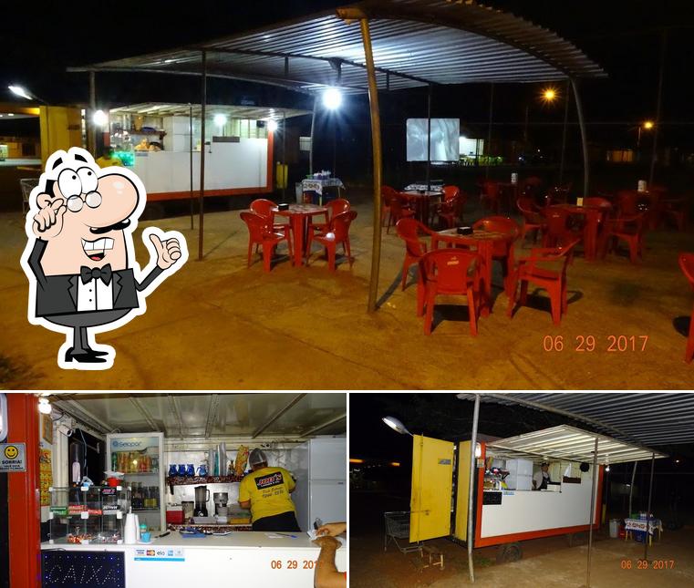 O interior do Jobs Lanches