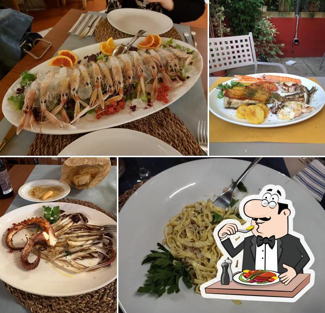 Scampi al Ristorante Albergo Al Pesce D'Oro