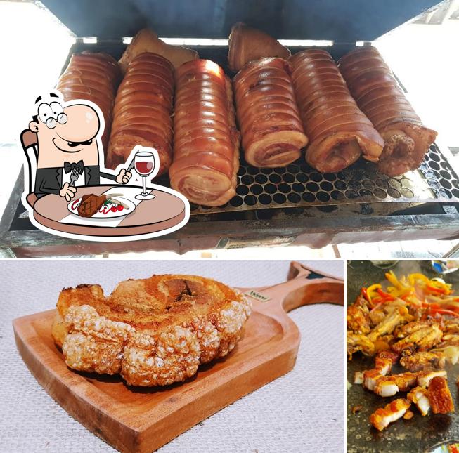 Pratos de carne são disponibilizados no Nivas Torresmo & BBQ
