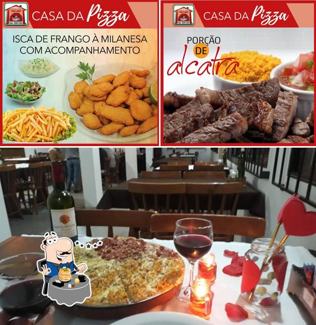 Comida em Restaurante e Pizzaria Casa da Pizza dinapoli