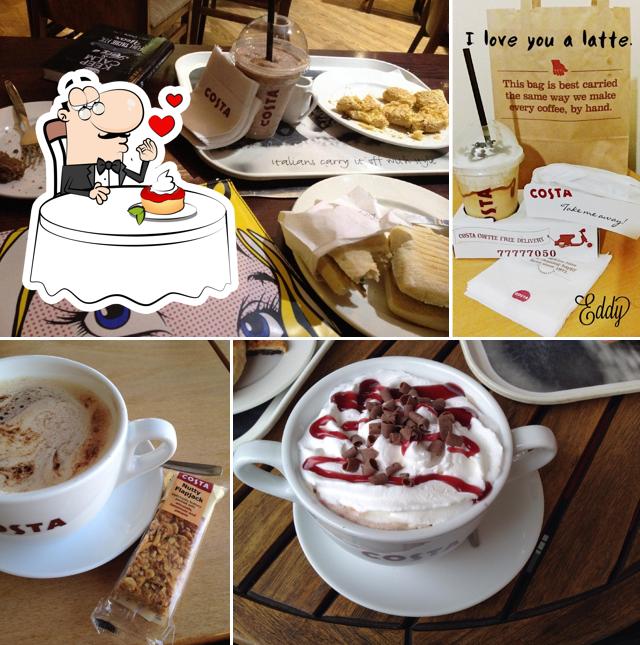 Costa Coffee offre un nombre de desserts