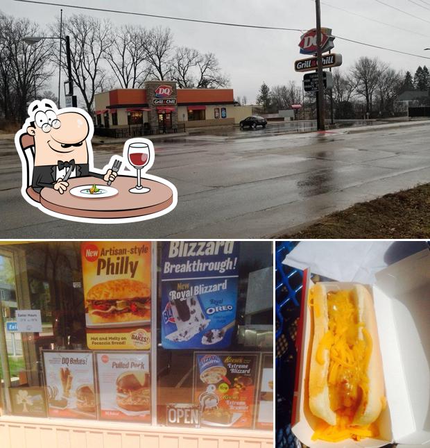 Among various things one can find food and exterior at Dairy Queen Grill & Chill