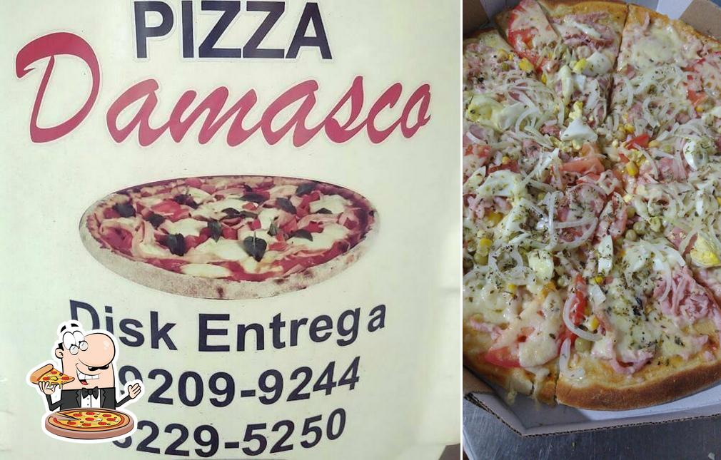 Escolha pizza no Pizzaria Dan Masco