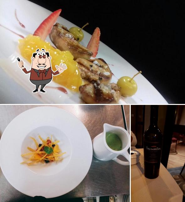 La nourriture et de l'alcool du restaurant