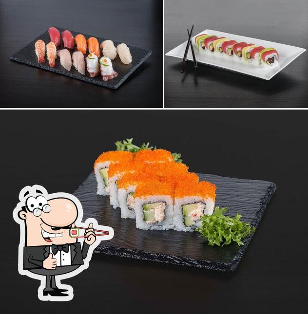 Prenez différentes options de sushi