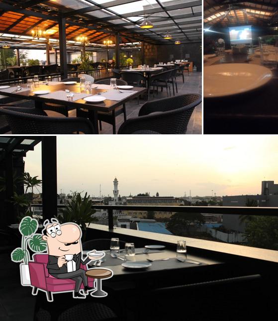 BLACK PEPPER Food & Drink Roof Top Restaurant Hotel President Mysore