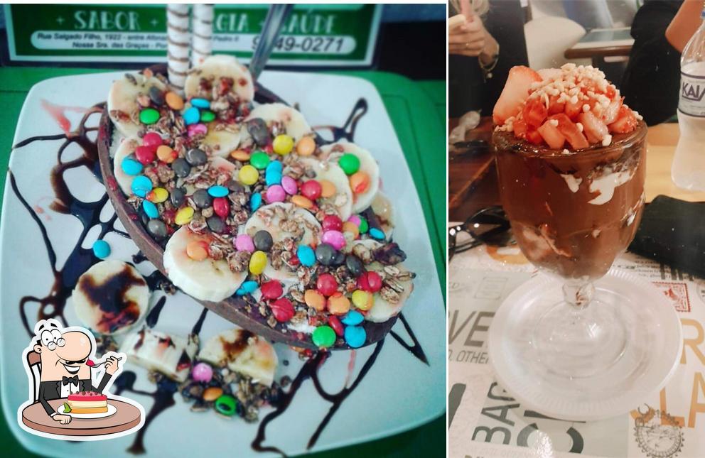 Peça uma das sobremesas