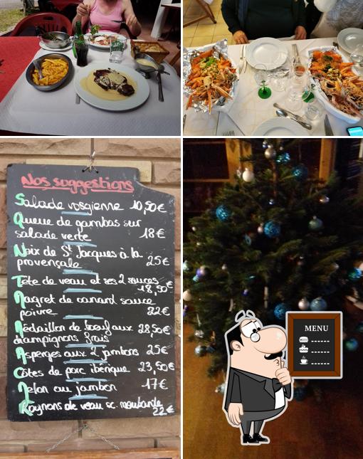 Découvrez le menu du jour sur le tableau