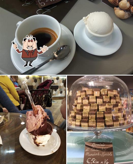 Cibo al Pasticceria Gelateria Pane Burro e Marmellata
