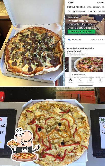 Commandez des pizzas à Pizza Les 3 As