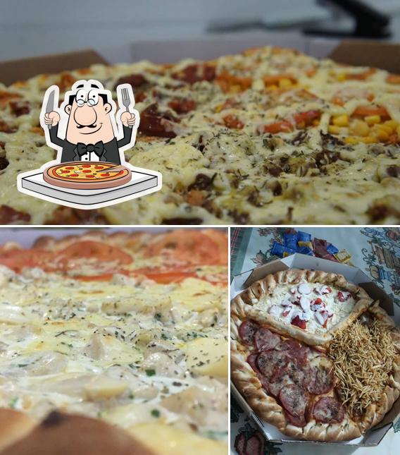 Escolha diversos tipos de pizza