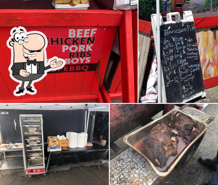 Tennessee Pit BBQ Food Truck in Columbus Restaurant menu and reviews